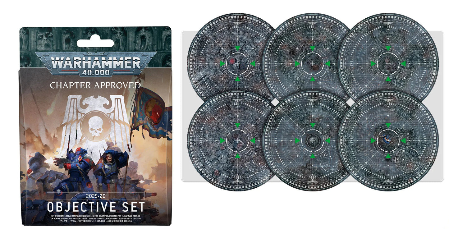 WARHAMMER 40.000 CHAPTER APPROVED: OBJECTIVES SET 2025-26