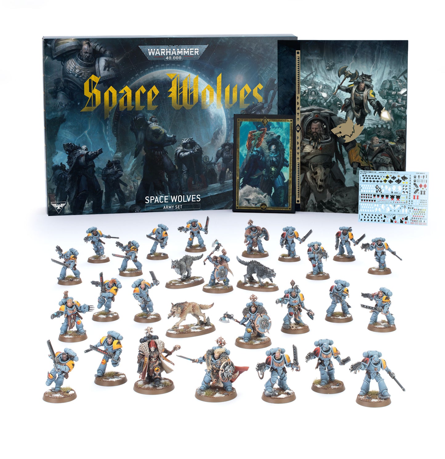 WARHAMMER 40.000 SPACE WOLVES ARMY SET (ENGLISH)