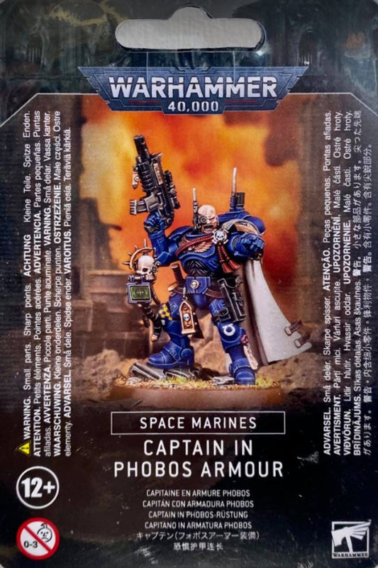 WARHAMMER 40.000 SPACE MARINES CAPTAIN IN PHOBOS ARMOR