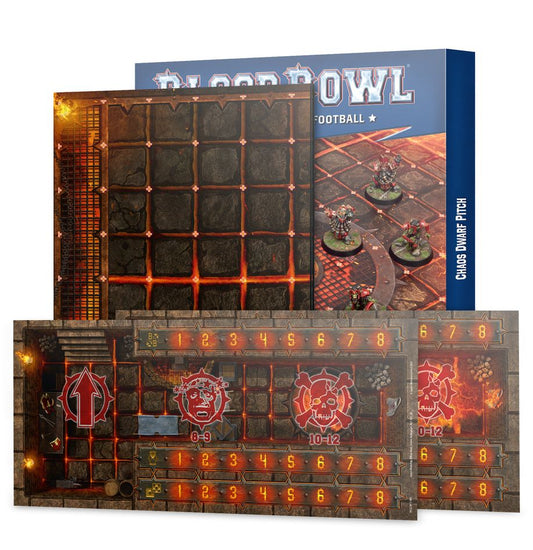 BLOOD BOWL: CHAOS DWARF PITCH & DUGOUTS