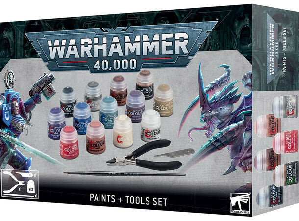 WH 40K: PAINTS + TOOL SET