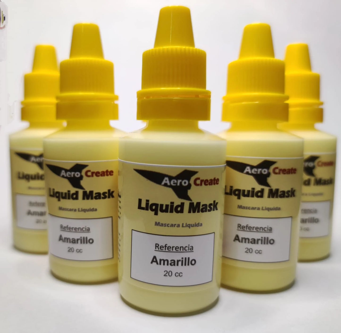 AEROCREATE - MASCARA LIQUIDA (AMARILLO) 20CC