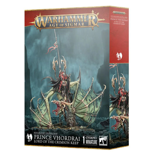 WARHAMMER AGE OF SIGMAR: PRINCE VHORDRAI LORD/CRIMSON KEEP