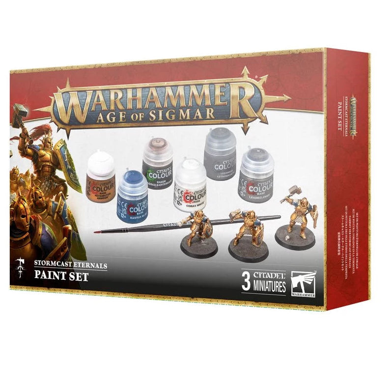 WH - AGE OF SIGMAR PAINT SET STORMCAST ETERNALS