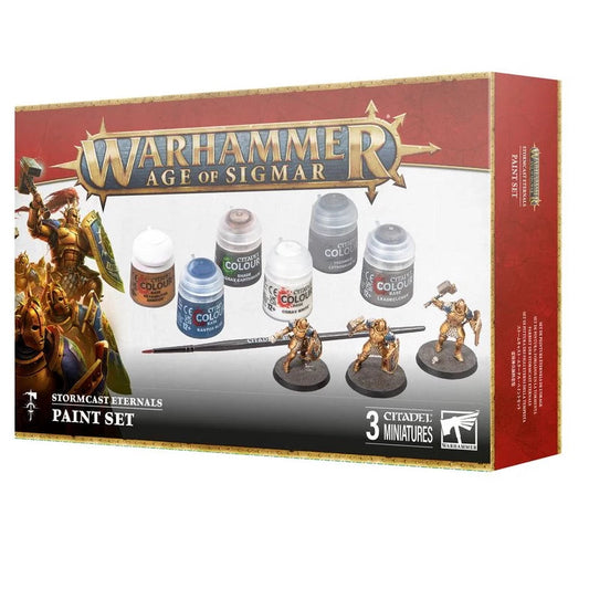 WH - AGE OF SIGMAR PAINT SET STORMCAST ETERNALS